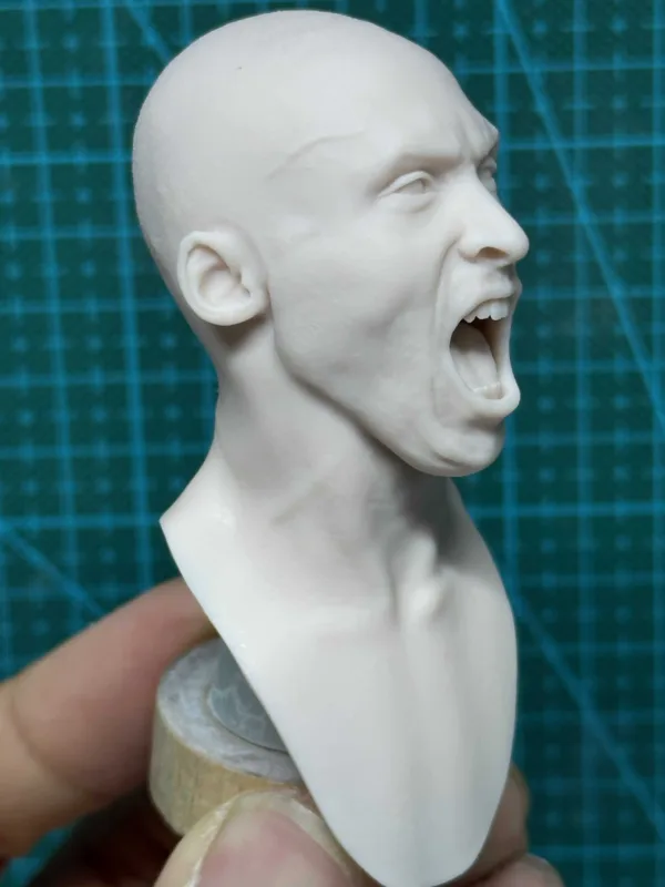 Kobe Bryant - 1/6 Scale Unpainted Action Figure Head Sculpt