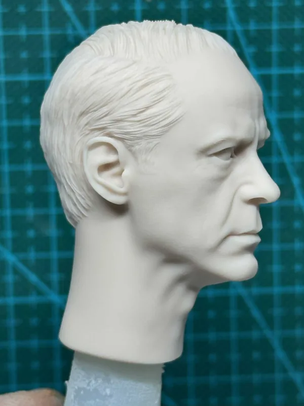 Tony Stark Ironman - 1/6 Scale Unpainted Action Figure Head Sculpt