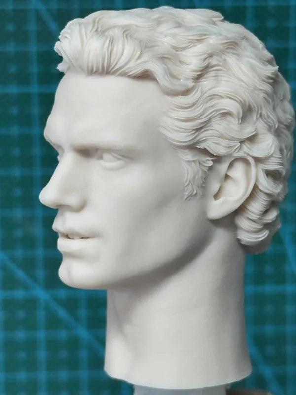 主图_005 Henry Cavill Superman - 1/6 Scale Unpainted Action Figure Head Sculpt