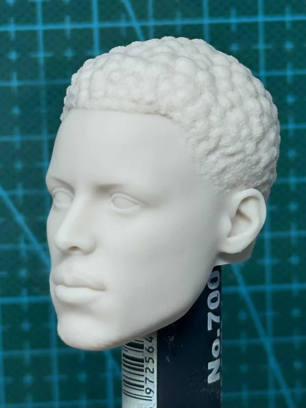 NBA Stephen Curry - 1/6 Scale Unpainted Action Figure Head Sculpt