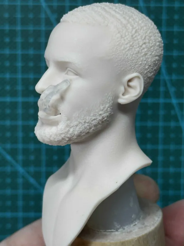 NBA Stephen Curry - 1/6 Scale Unpainted Action Figure Head Sculpt