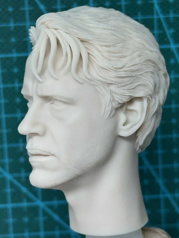 Tony Stark Ironman - 1/6 Scale Unpainted Action Figure Head Sculpt