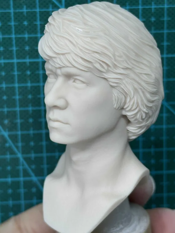 成龙 Jackie Chan - 1/6 Scale Unpainted Action Figure Head Sculpt