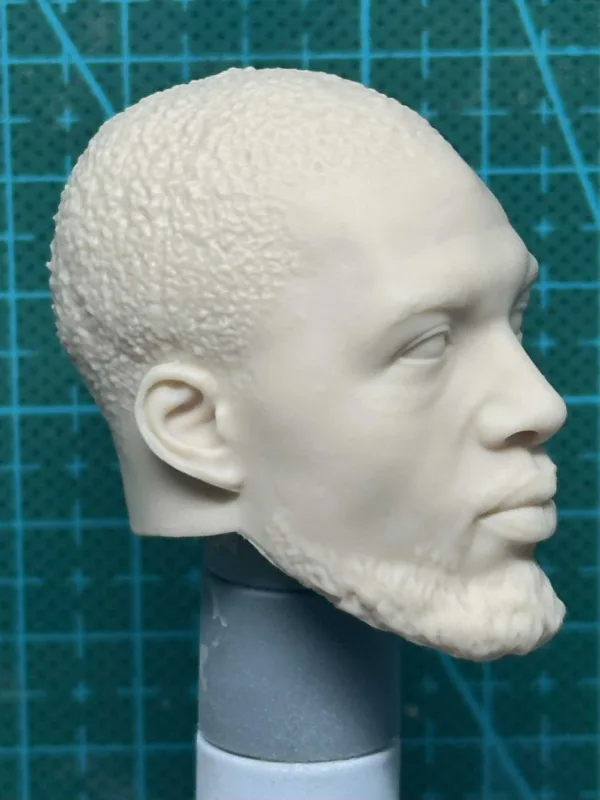 主图_005 NBA Damian Lillard - 1/6 Scale Unpainted Action Figure Head Sculpt