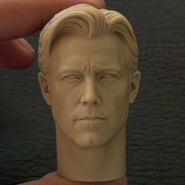 Ben Affleck Batman - 1/6 Scale Unpainted Action Figure Head Sculpt