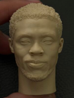Black Panther - 1/6 Scale Unpainted Action Figure Head Sculpt