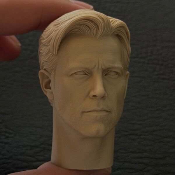 Ben Affleck Batman - 1/6 Scale Unpainted Action Figure Head Sculpt