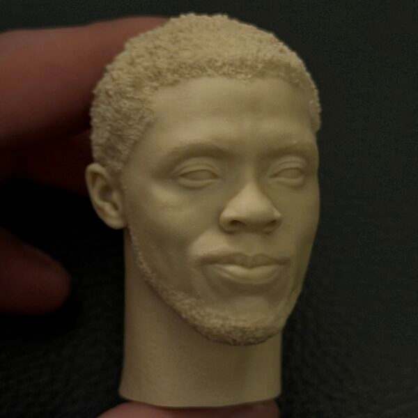 Black Panther - 1/6 Scale Unpainted Action Figure Head Sculpt