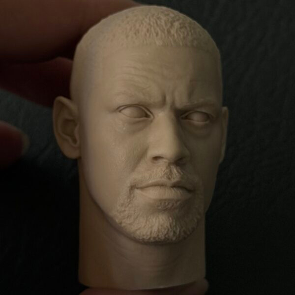Denzel Washington - 1/6 Scale Unpainted Action Figure Head Sculpt