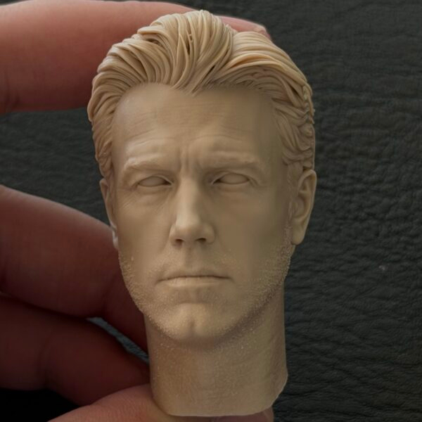 Ben Affleck Batman - 1/6 Scale Unpainted Action Figure Head Sculpt