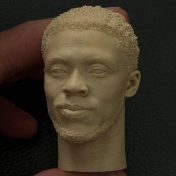 Black Panther - 1/6 Scale Unpainted Action Figure Head Sculpt