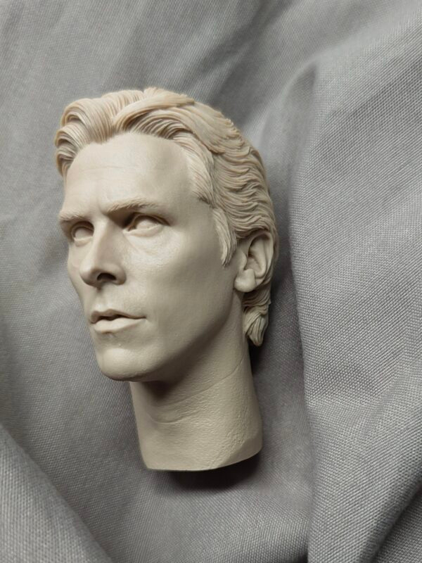 Christian Bale Batman - 1/6 Scale Unpainted Action Figure Head Sculpt