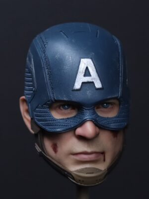 Pre-Sale Captain America 1/6 Scale Custom Painted Action Figure Head Sculpt