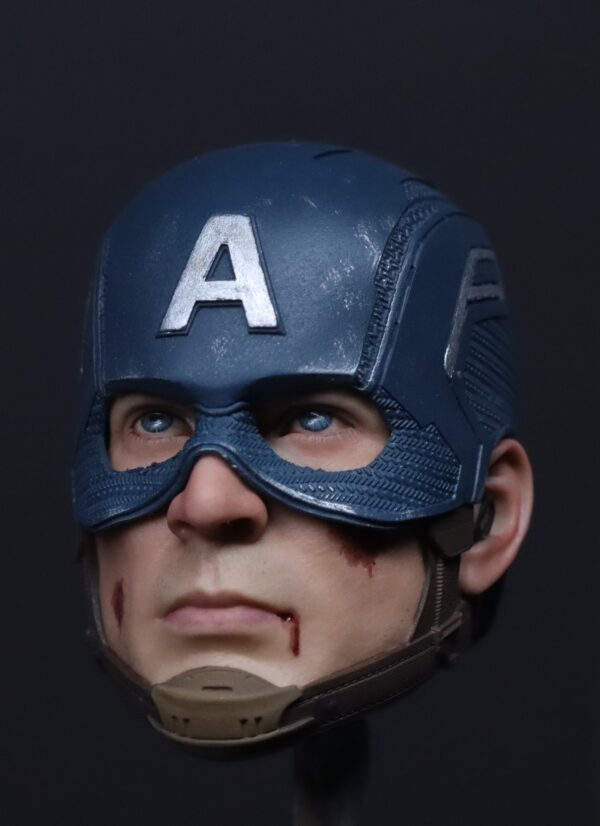 Pre-Sale Captain America 1/6 Scale Custom Painted Action Figure Head Sculpt