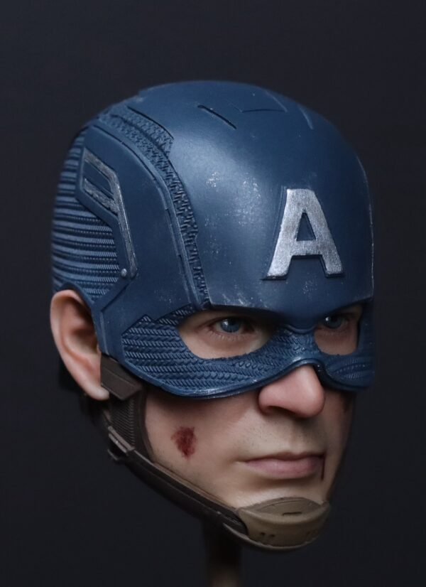 Pre-Sale Captain America 1/6 Scale Custom Painted Action Figure Head Sculpt