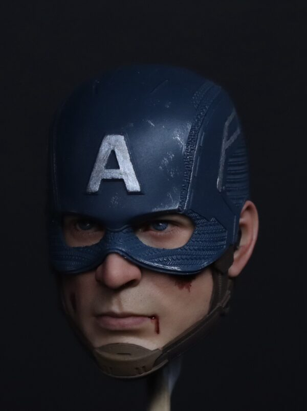 Pre-Sale Captain America 1/6 Scale Custom Painted Action Figure Head Sculpt