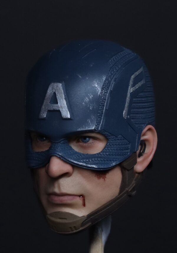 Pre-Sale Captain America 1/6 Scale Custom Painted Action Figure Head Sculpt