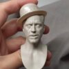 Tony Stark Ironman - 1/6 Scale Unpainted Action Figure Head Sculpt