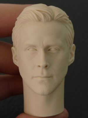 主图_01 Ryan Gosling - 1/6 Scale Unpainted Action Figure Head Sculpt