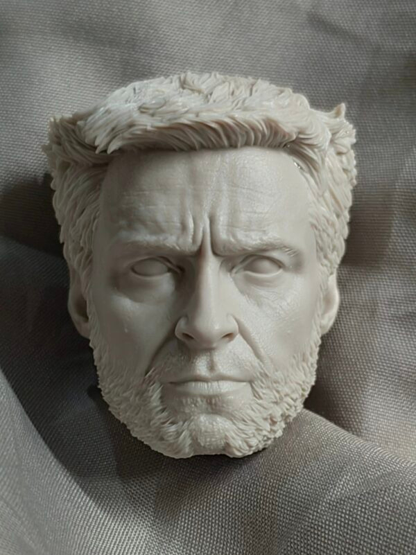 Wolverine - 1/6 Scale Unpainted Action Figure Head Sculpt