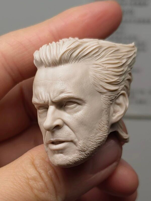 Wolverine - 1/6 Scale Unpainted Action Figure Head Sculpt