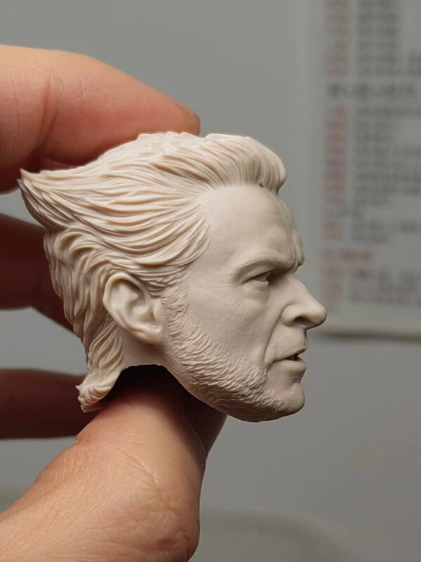 Wolverine - 1/6 Scale Unpainted Action Figure Head Sculpt