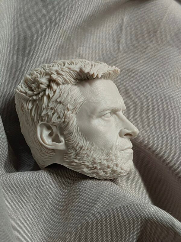 Wolverine - 1/6 Scale Unpainted Action Figure Head Sculpt