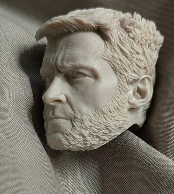 Wolverine - 1/6 Scale Unpainted Action Figure Head Sculpt