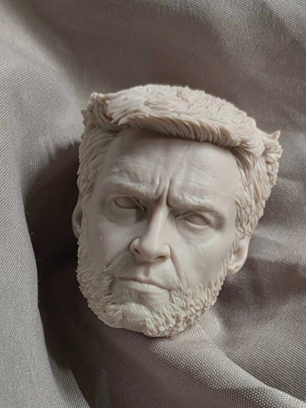 Wolverine - 1/6 Scale Unpainted Action Figure Head Sculpt