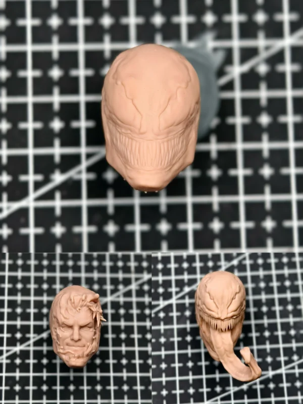 O1CN011ziXD91y5sRQmOyeF_650576528.webp Venom - 1/12 Scale Unpainted Action Figure Head Parts