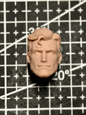 Superman - 1/12 Scale Unpainted Action Figure Head Parts