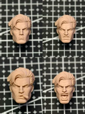 Punisher - 1/12 Scale Unpainted Action Figure Head Parts