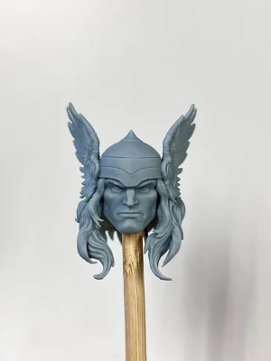 Thor - 1/12 Scale Unpainted Action Figure Head Parts