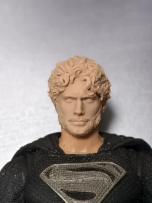 Henry Cavill - 1/12 Scale Unpainted Action Figure Head Parts