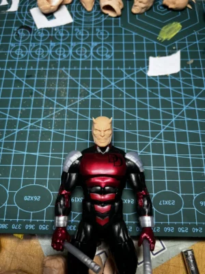 Daredevil - 1/12 Scale Unpainted Action Figure Head Parts