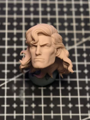 Black Superman - 1/12 Scale Unpainted Action Figure Head Parts