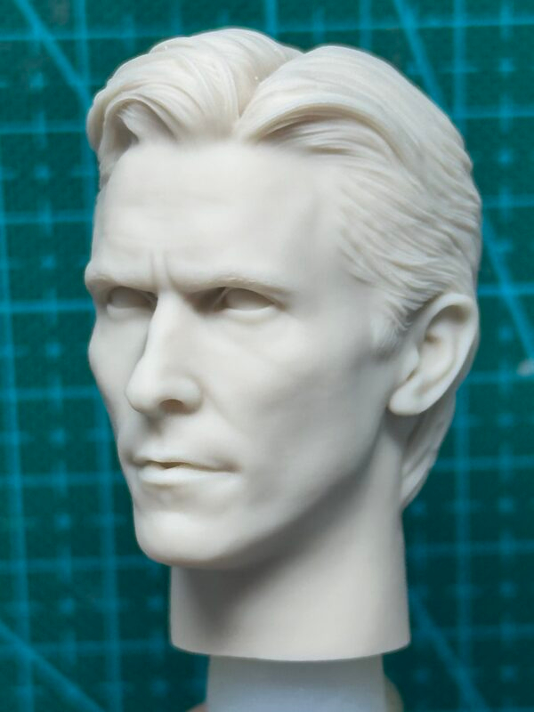 Christian Bale Batman - 1/6 Scale Unpainted Action Figure Head Sculpt