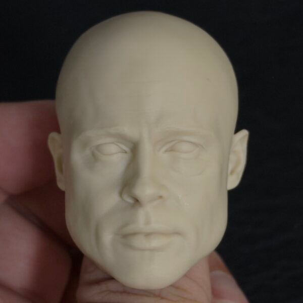 Brad Pitt - 1/6 Scale Unpainted Action Figure Head Sculpt