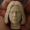 主图_01 Harry Potter Severus Snape - 1/6 Scale Unpainted Action Figure Head Sculpt