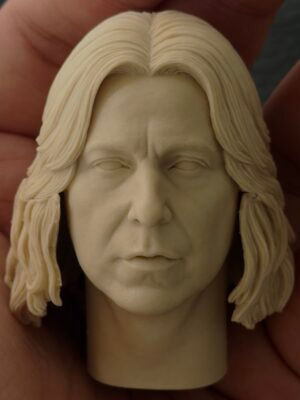 Harry Potter Severus Snape - 1/6 Scale Unpainted Action Figure Head Sculpt