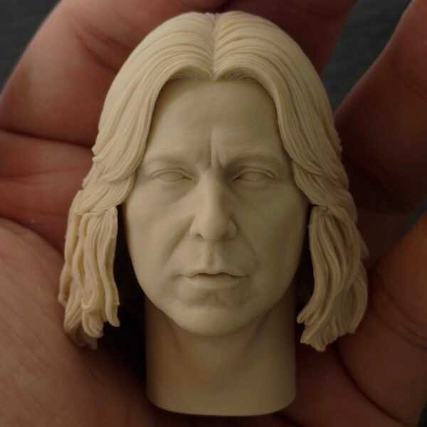 主图_01 Harry Potter Severus Snape - 1/6 Scale Unpainted Action Figure Head Sculpt