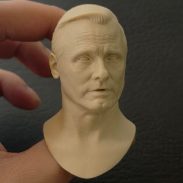 Viggo Mortensen - 1/6 Scale Unpainted Action Figure Head Sculpt