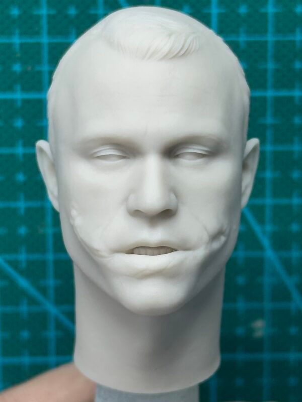主图_01 (1) Heath Ledger Joker - 1/6 Scale Unpainted Action Figure Head Sculpt