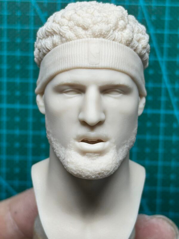 主图_01 NBA Klay Thompson - 1/6 Scale Unpainted Action Figure Head Sculpt