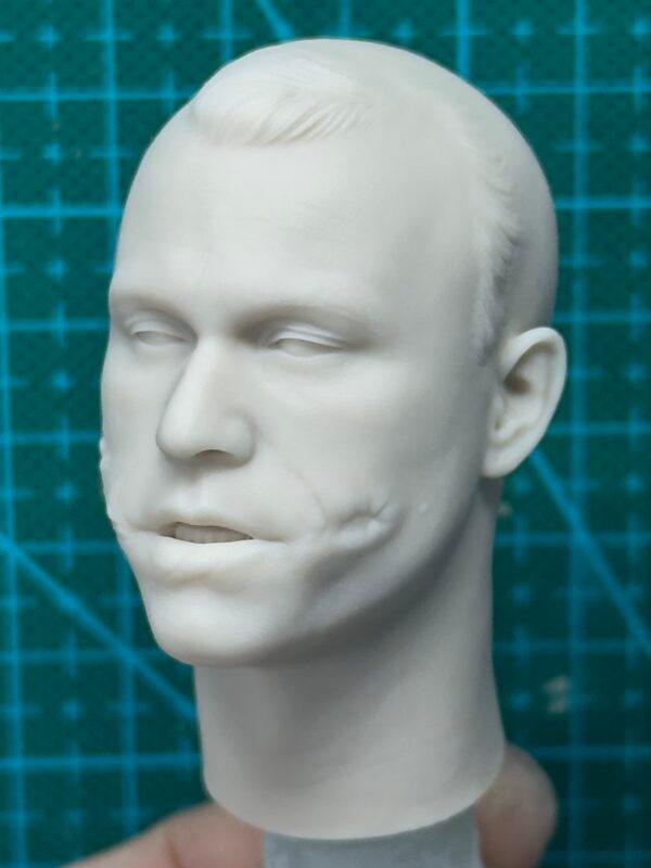 主图_02 (1) Heath Ledger Joker - 1/6 Scale Unpainted Action Figure Head Sculpt