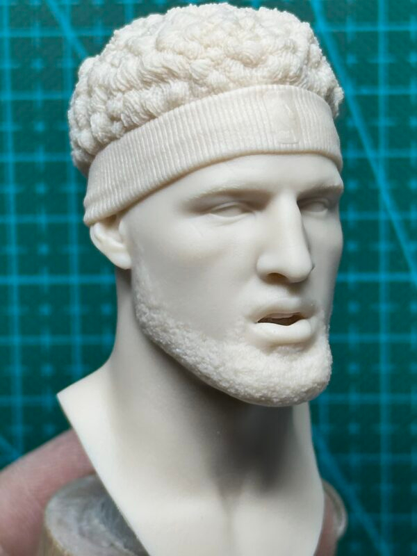 主图_04 NBA Klay Thompson - 1/6 Scale Unpainted Action Figure Head Sculpt