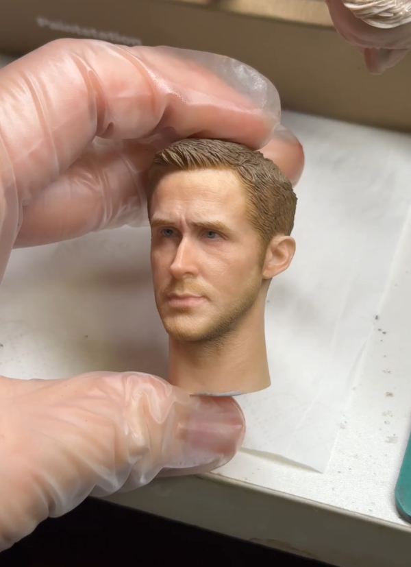 Pre Sale Ryan Gosling - 1/6 Scale Custom Painted Action Figure Head Sculpt