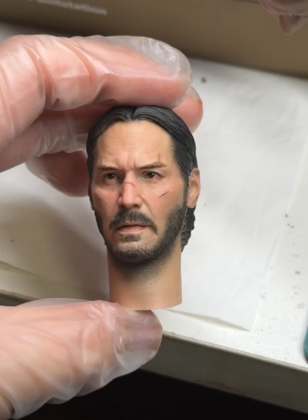 In Stock John Wick - 1/6 Scale Custom Painted Action Figure Head Sculpt