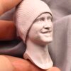 Aaron Paul - 1/6 Scale Unpainted Action Figure Head Sculpt
