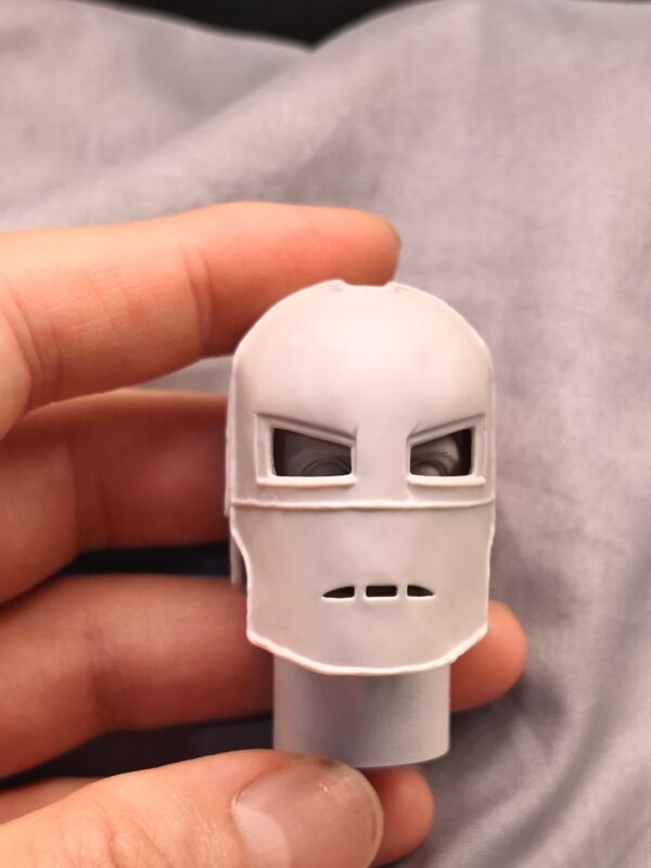 Tony Stark Ironman - 1/6 Scale Unpainted Action Figure Head Sculpt